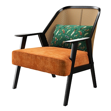 Exotic Sophistication: Roche Bobois Weg Armchair 3D model image 1 