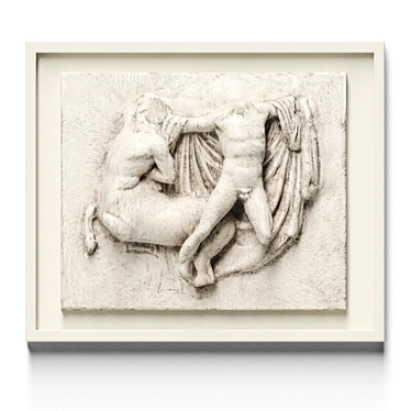 Antique Heritage Wall Relief 3D model image 1 