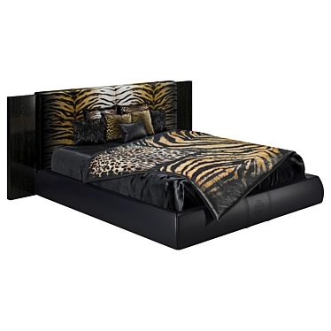 Roberto Cavalli Morne Bed: Sleek and Luxurious Design 3D model image 1 