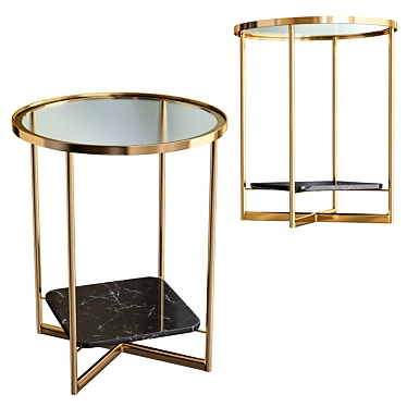 Minimalist Small Mohana Table 3D model image 1 