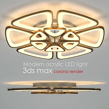 Sleek 3D Modern Lamp 3D model image 1 