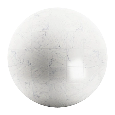 Carrara White Marble Tile Collection 3D model image 1 
