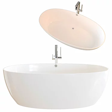Elegant Viller Bath: Luxurious Design 3D model image 1 