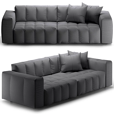 Cinno Cillini Loft Sofa: Modern Elegance for Your Space 3D model image 1 
