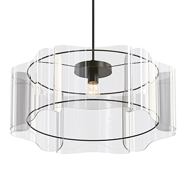 Elegant Paulina Pendant Light 3D model image 1 