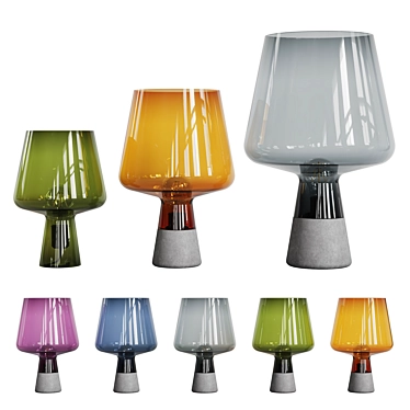 Nordic Glass Cement Table Lamp (3 Lamps + 5 Materials)