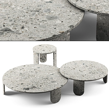 Sleek Clemo Coffee Table 3D model image 1 