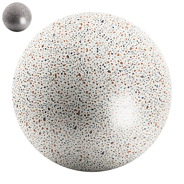 Terrazzo Stone Tile Collection 3D model image 1 