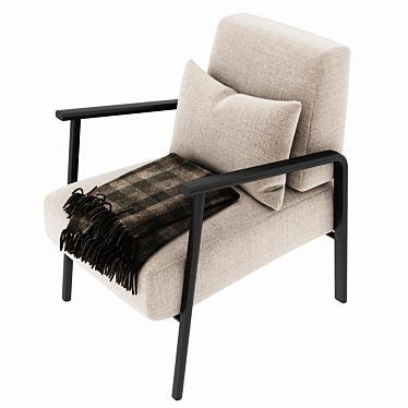 Modern Fabric Atkin Sofa 3D model image 1 