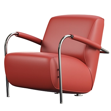 Modern LX965 Armchair: Comfort and Style 3D model image 1 