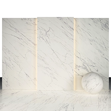 Tru Venatines Marble: Glossy Texture Maps | Various Sizes & Formats 3D model image 1 