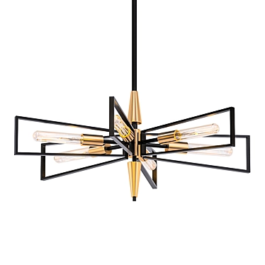 Celestial Wings Chandelier 3D model image 1 