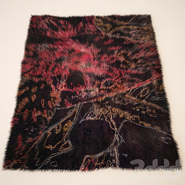 Furry Rug 3D model image 1 