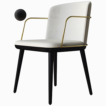Elegant Arven Chair by Parla 3D model image 1 