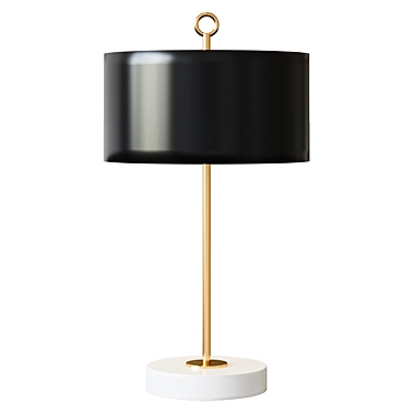 Title: Gramercy Antero Table Lamp 3D model image 1 