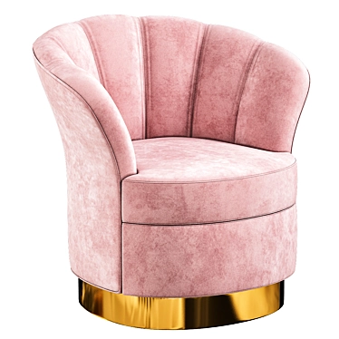 Elegant Besame Chair: Perfect Blend 3D model image 1 