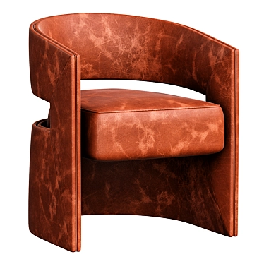 Elegant Ergonomic Silla Chair 3D model image 1 