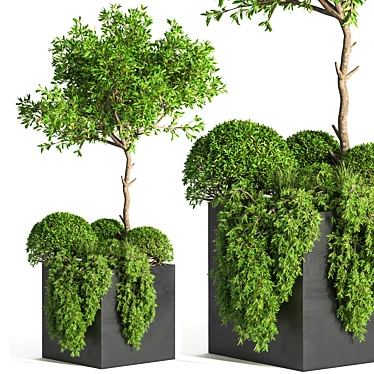 Outdoor Oasis: Elegant 16" Tree 3D model image 1 
