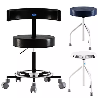 Surgical Stool - Premium Ergonomic Design 3D model image 1 