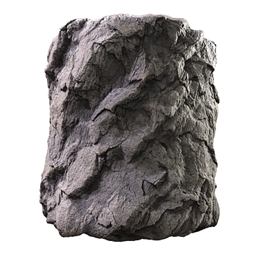 Seamless Rock Cliff Texture Kit 3D model image 1 