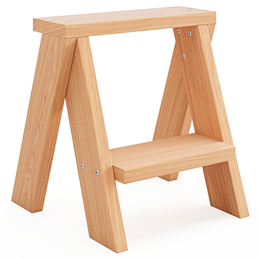 AA Step Stool: Compact & Versatile 3D model image 1 