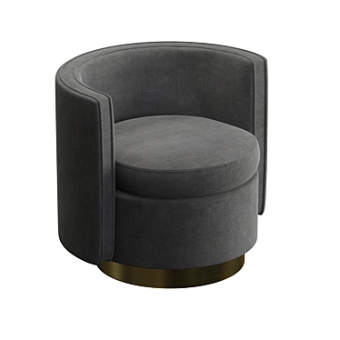 Eichholtz Amanda Swivel Chair: Stylish Comfort for Your Space 3D model image 1 