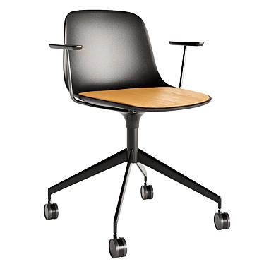 Seela S343 Chair: Minimalistic Design for Modern Workspaces 3D model image 1 