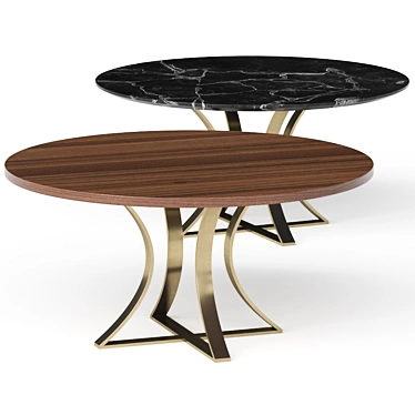 Capital Collection Must Dining Table - Elegant and Versatile 3D model image 1 