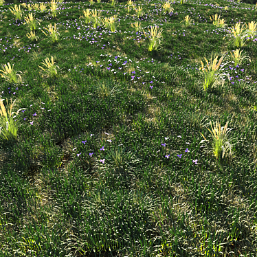 Lush Green Grass Pack: Effortlessly Create Stunning Landscapes 3D model image 1 