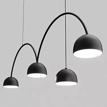 Metal Pendant Lamp: Bob Bow 3D model image 1 