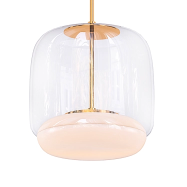 Sleek LED Pendant by Kuzco 3D model image 1 