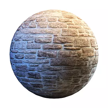 Ancient Stone Texture - PBR Material 3D model image 1 