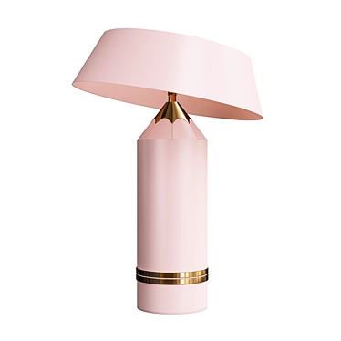 Colorful Crayon Table Lamp 3D model image 1 