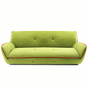 Flexible Fabric Sofa: Egoitaliano YUKI 3D model image 1 