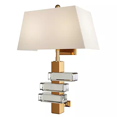 Elegant Moreau Large Sconce 3D model image 1 