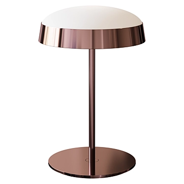 Rose Gold Table Lamp - Aggiolight 3D model image 1 