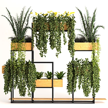 Versatile Flower Box for Offices 3D model image 1 