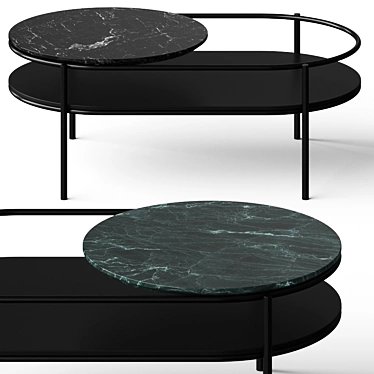 Minimalist Verde Coffee Tables 3D model image 1 