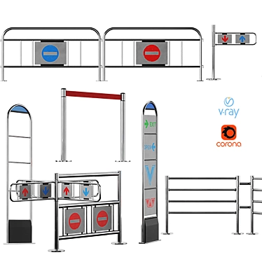 SecureGuard: Advanced Security and Fire Protection 3D model image 1 