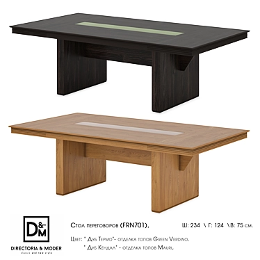 Franklin Negotiation Table 3D model image 1 