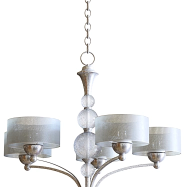 Italian Pendant Lamp: Vele Luce Friuli 3D model image 1 