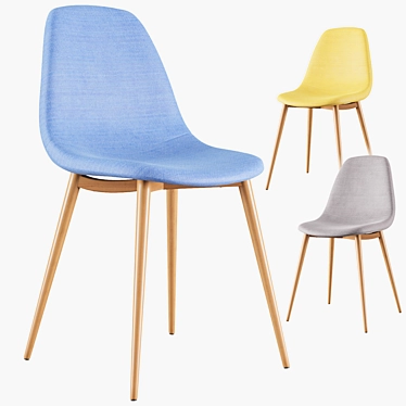 Elegant Santyago Chair: Stylish and Comfortable 3D model image 1 
