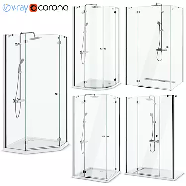 Radaway Torrenta Shower Enclosures 3D model image 1 