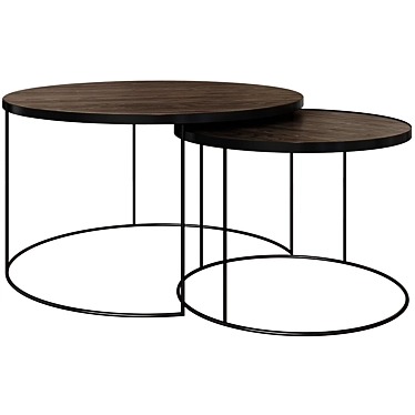 LOFT LIFE BROOKLIN Coffee Table 3D model image 1 
