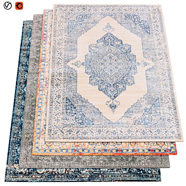 Luxury Texture Carpets | 200x300cm 3D model image 1 
