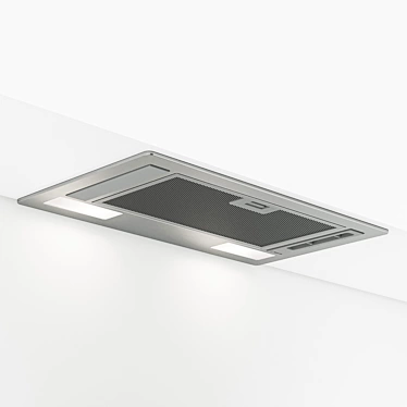 Bosch DLN53AA50 Cooker Hood: Powerful, Sleek, Efficient 3D model image 1 