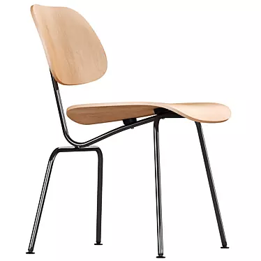 Scandinavian Inspired Vitra DCM Chair 3D model image 1 