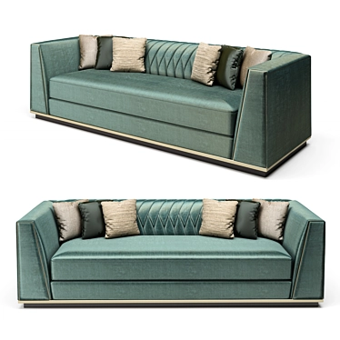 Luxurious Rockhampton Sofa: The Perfect Blend of Comfort and Style 3D model image 1 