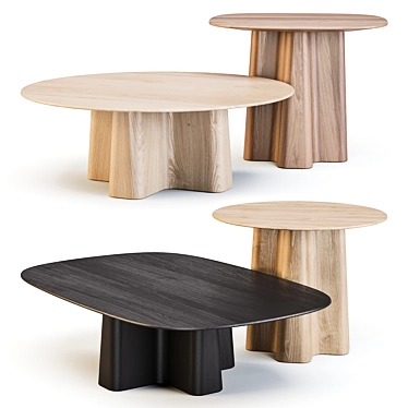 Javorina Designer Coffee & Side Tables 3D model image 1 