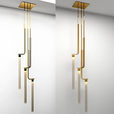 Title: Euroluce Pendant Lamp: Exquisite Illumination 3D model image 1 